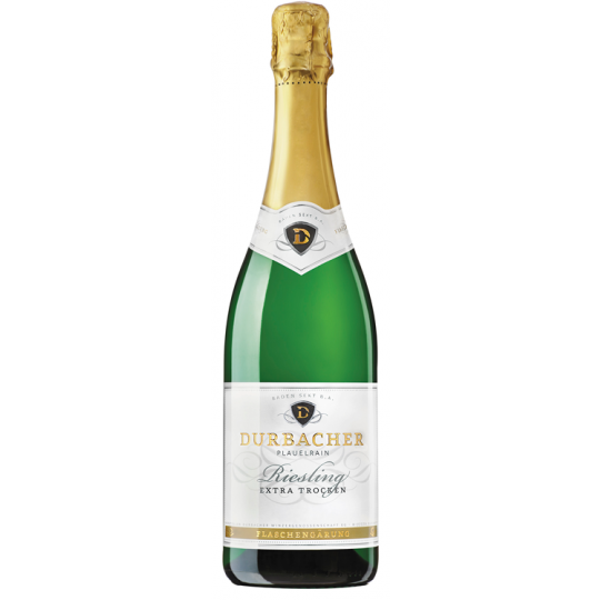 Durbacher Plauelrain Riesling Sekt Extra Trocken 0,75L 3 Durbacher Plauelrain Riesling Sekt Extra Trocken 0,75L