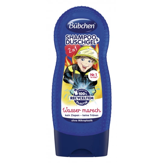 Bübchen Kids Shampoo & Duschgel Wasser Marsch 230ML 3 Bübchen Kids Shampoo & Duschgel Wasser Marsch 230ML
