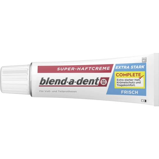 Blend-a-dent Super-Haftcreme Complete Extra Stark Frisch 47G 3 Blend-a-dent Super-Haftcreme Complete Extra Stark Frisch 47G