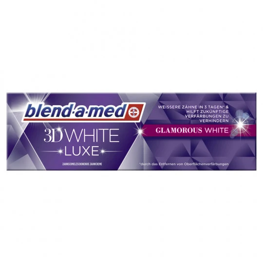 Blend-a-med Zahncreme 3D White Luxe Glamorous White 75ML 3 Blend-a-med Zahncreme 3D White Luxe Glamorous White 75ML