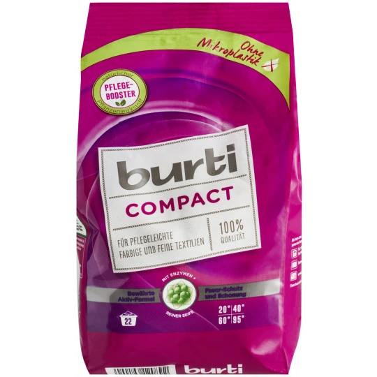 Burti Compact Feinwaschmittel 1,1KG 22WL 3 Burti Compact Feinwaschmittel 1,1KG 22WL