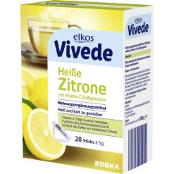 Elkos VIVEDE Heiße Zitrone Sticks 20ST 100G