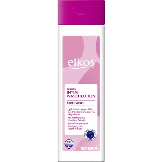 Elkos Intimwaschlotion Parfümfrei 300ML 3 Elkos Intimwaschlotion Parfümfrei 300ML