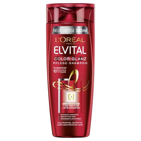 L'Oreal Elvital Color-Glanz Shampoo 300ML 3 L'Oreal Elvital Color-Glanz Shampoo 300ML