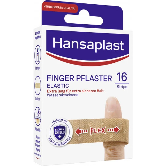 HANSAPLAST Elastic Fingerstrips 16ST 3 HANSAPLAST Elastic Fingerstrips 16ST