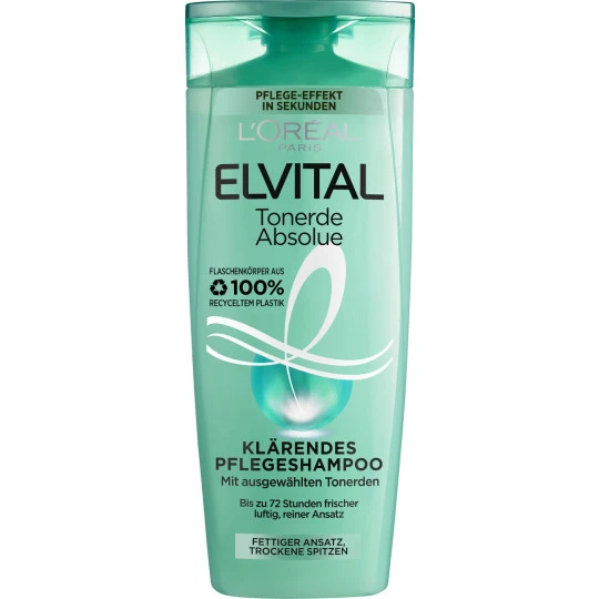 L'Oreal Elvital Tonerde Absolue Klärendes Pflegeshampoo 300ML 3 L'Oreal Elvital Tonerde Absolue Klärendes Pflegeshampoo 300ML