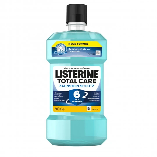 Listerine Total Care Zahnsteinschutz Mundspülung 600ML 3 Listerine Total Care Zahnsteinschutz Mundspülung 600ML
