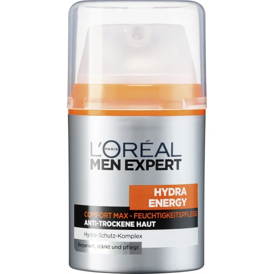 L'Oreal Men Expert Hydra Energy Comfort Max Intensiv Feuchtigkeitspflege Anti-Trockene Haut 50ML 3 L'Oreal Men Expert Hydra Energy Comfort Max Intensiv Feuchtigkeitspflege Anti-Trockene Haut 50ML