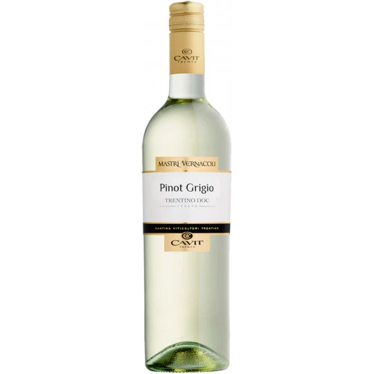 Mastri Vernacoli Pinot Grigio Trentino DOC 0,75L 3 Mastri Vernacoli Pinot Grigio Trentino DOC 0,75L