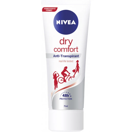 NIVEA Dry Comfort Antitranspirant Creme 75ML 3 NIVEA Dry Comfort Antitranspirant Creme 75ML