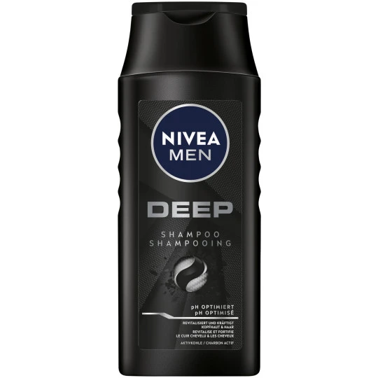 NIVEA Men Deep Shampoo 250ML 3 NIVEA Men Deep Shampoo 250ML