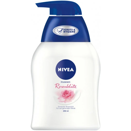 NIVEA Pflegeseife Rosenblüte 250ML 3 NIVEA Pflegeseife Rosenblüte 250ML