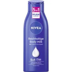 NIVEA Reichhaltige Body Milk 5in1 Tiefenpflege Serum 48h 400ML