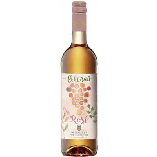 Ortenauer Weinkeller Echt Süß Rosé 0,75L 3 Ortenauer Weinkeller Echt Süß Rosé 0,75L