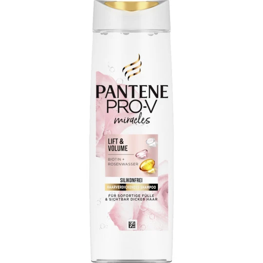 Pantene Pro-V Miracles Lift & Volume Haarverdickendes Shampoo 250ML 3 Pantene Pro-V Miracles Lift & Volume Haarverdickendes Shampoo 250ML