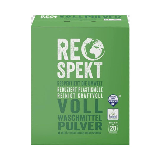 Respekt Vollwaschmittel 1,35KG 20WL 3 Respekt Vollwaschmittel 1,35KG 20WL