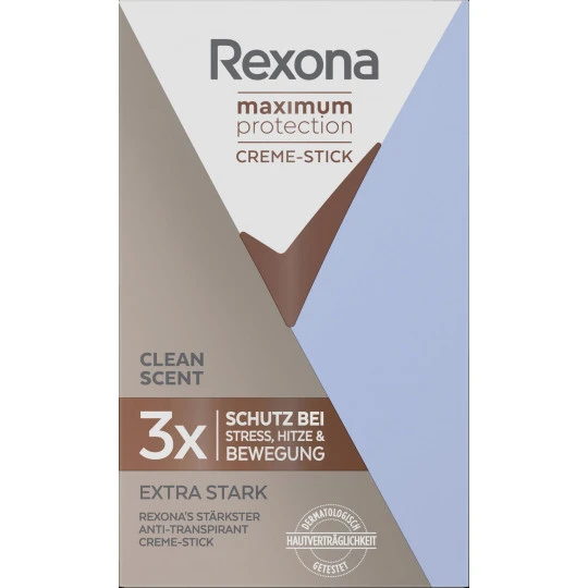 Rexona Maximum Protection Anti-Transpirant Creme Clean Scent 45ML 3 Rexona Maximum Protection Anti-Transpirant Creme Clean Scent 45ML