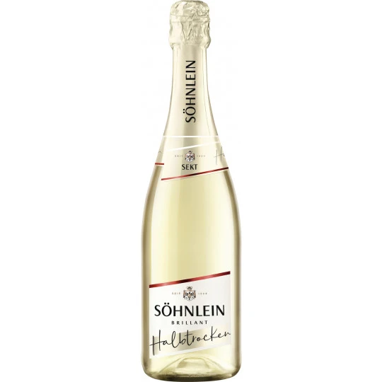 Söhnlein Brillant Sekt Weiß Halbtrocken 0,75L 3 Söhnlein Brillant Sekt Weiß Halbtrocken 0,75L