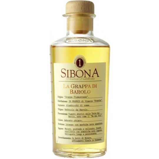 Sibona Grappa Di Barolo 0,5L 3 Sibona Grappa Di Barolo 0,5L