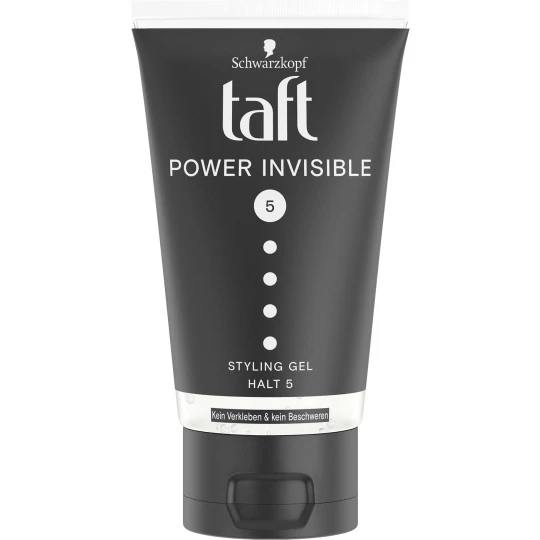 Schwarzkopf Taft Power Invisible Styling Gel Halt 5 150ML 3 Schwarzkopf Taft Power Invisible Styling Gel Halt 5 150ML