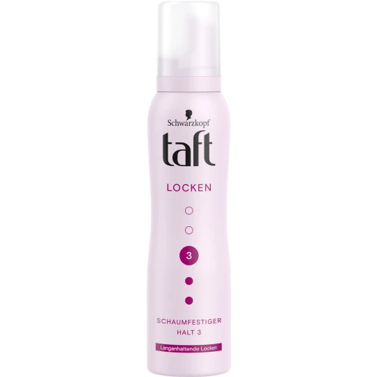 Schwarzkopf Taft Locken Schaumfestiger Halt 3 150ML 3 Schwarzkopf Taft Locken Schaumfestiger Halt 3 150ML