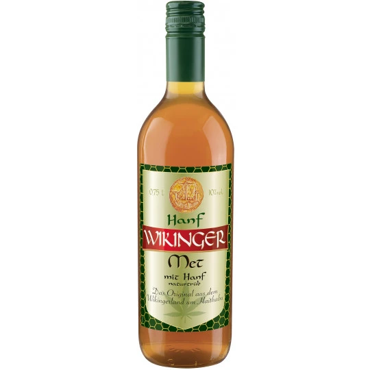 Wikinger Met Mit Hanf Naturtrüb 0,75L 3 Wikinger Met Mit Hanf Naturtrüb 0,75L
